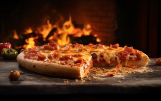Concept Pizzerias With Delicious Taste Pepperoni Pizza 32