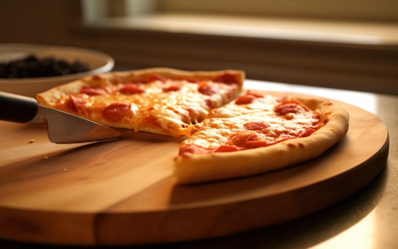 Concept Pizzerias With Delicious Taste Pepperoni Pizza 7 Illustration