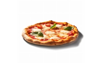 Cheese Pizza On white background 62