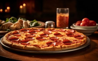 Concept Pizzerias With Delicious Taste Pepperoni Pizza 53