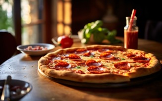 Concept Pizzerias With Delicious Taste Pepperoni Pizza 59