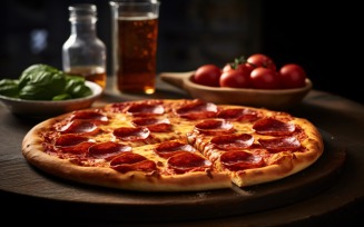 Concept Pizzerias With Delicious Taste Pepperoni Pizza 59.