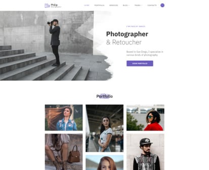 Free HTML Template for Portfolio Website