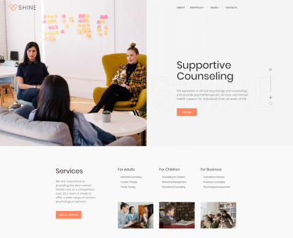 Minimalist HTML Website Template