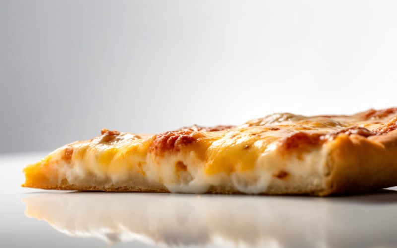 A slice of pizza with cheese dripping off it 5 Illustration