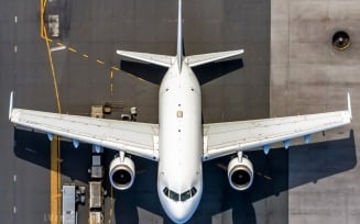 Airbus Top view stock photography 01