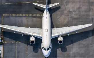 Airbus Top view stock photography 06