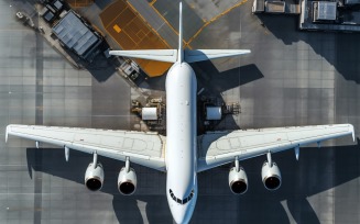 Airbus Top view stock photography 08