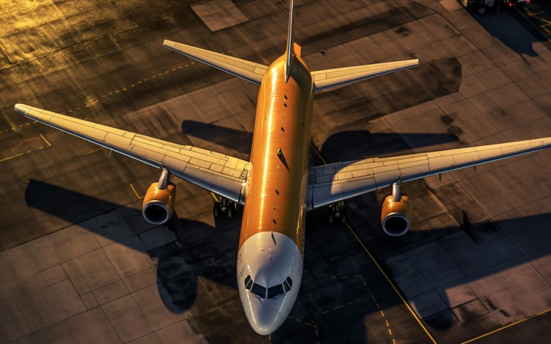 Airbus Top view stock photography 10 Illustration