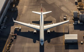 Airbus Top view stock photography 16