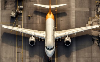Airbus Top view stock photography 29