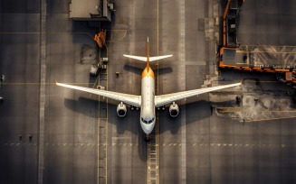 Airbus Top view stock photography 35