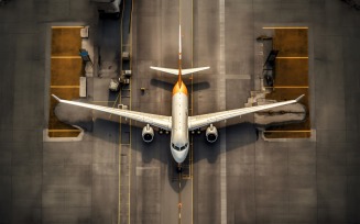 Airbus Top view stock photography 37