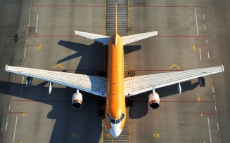 Airbus Top view stock photography 40