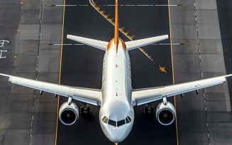 Airbus Top view stock photography 41
