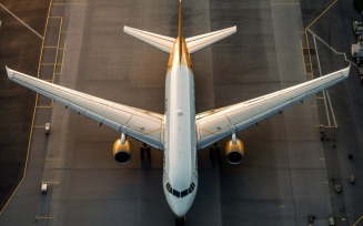 Airbus Top view stock photography 47