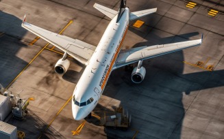 Airline aerial stock photography 11