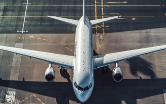 Airline aerial stock photography 22
