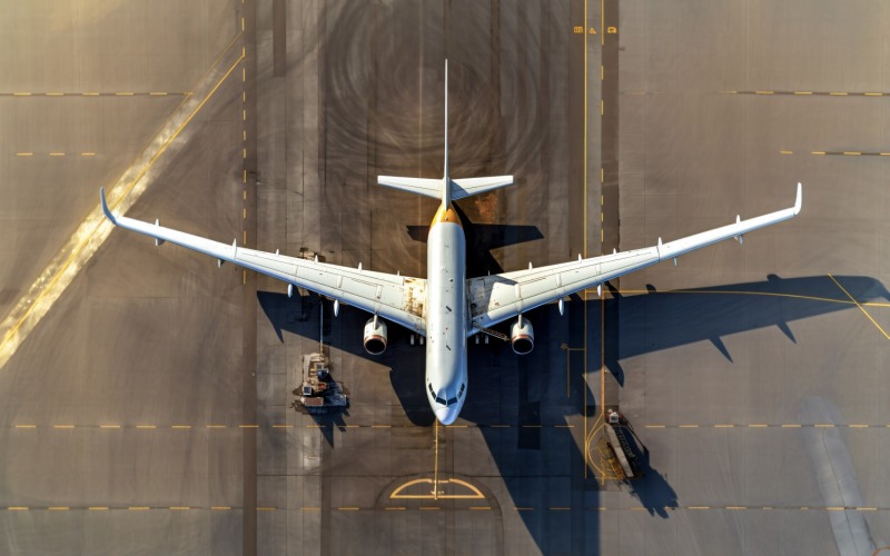 Airline aerial stock photography 32 Illustration