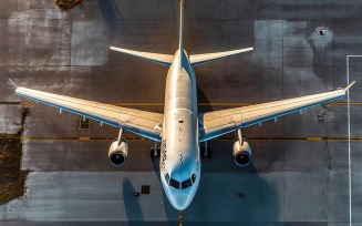 Airline aerial stock photography 42