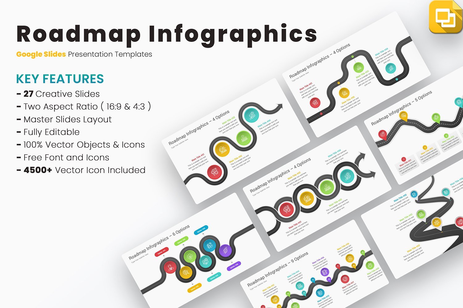 Kit Graphique #414146 Roadmap Infographics Divers Modles Web - Logo template Preview