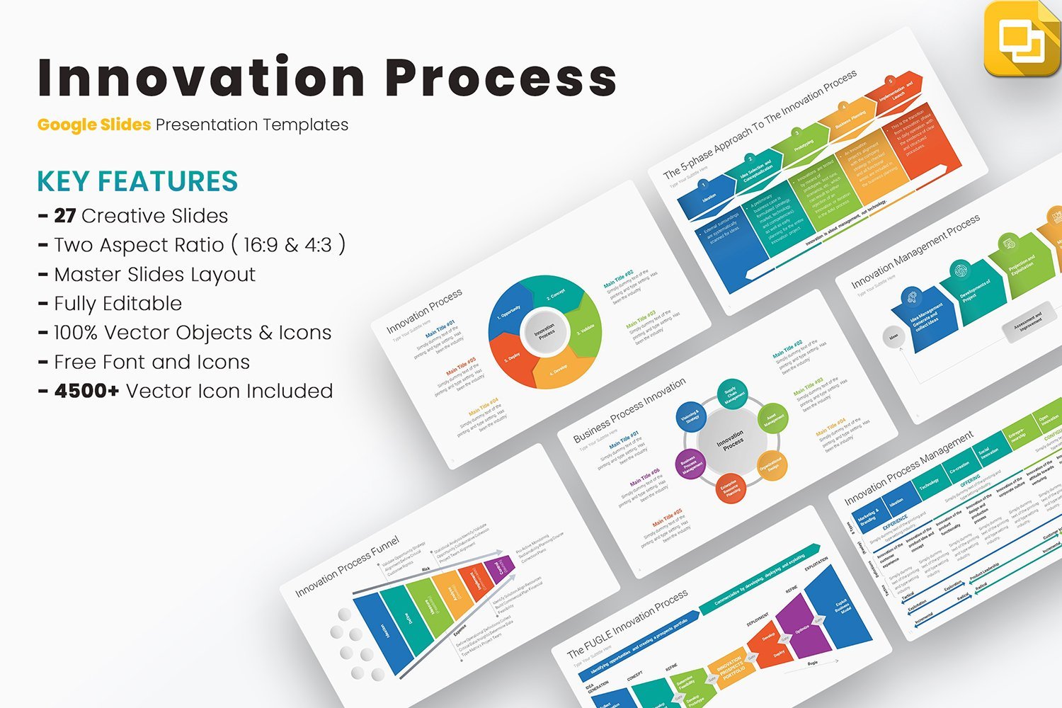 Kit Graphique #414149 Innovation Process Divers Modles Web - Logo template Preview