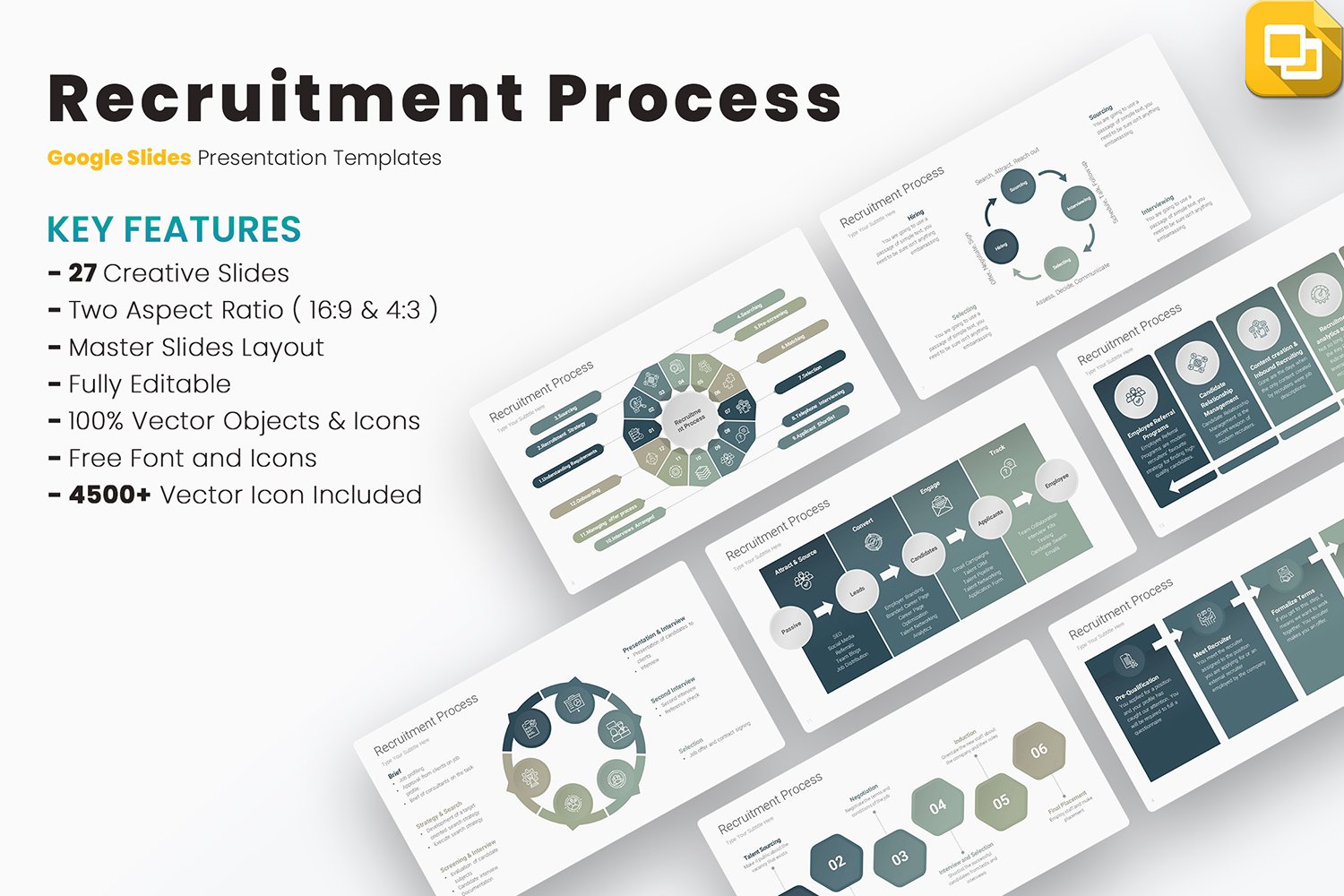 Template #414151 Process Powerpoint Webdesign Template - Logo template Preview