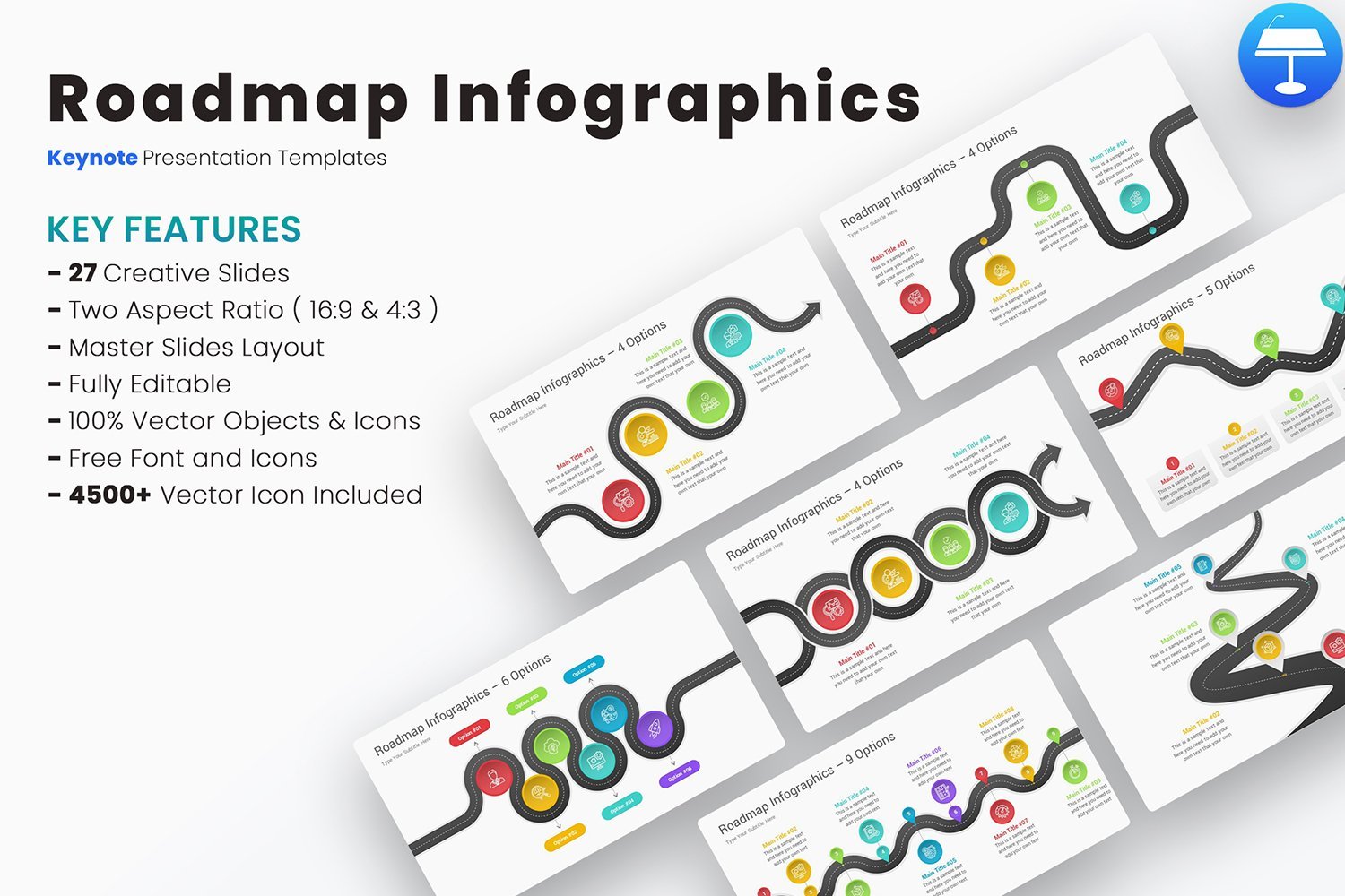 Kit Graphique #414157 Roadmap Infographics Divers Modles Web - Logo template Preview