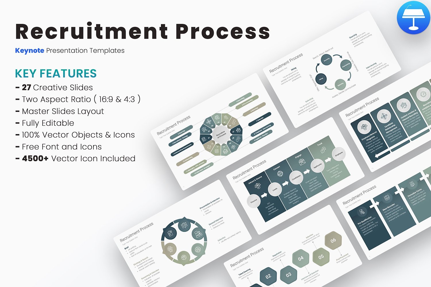 Kit Graphique #414161 Recruitment Process Divers Modles Web - Logo template Preview