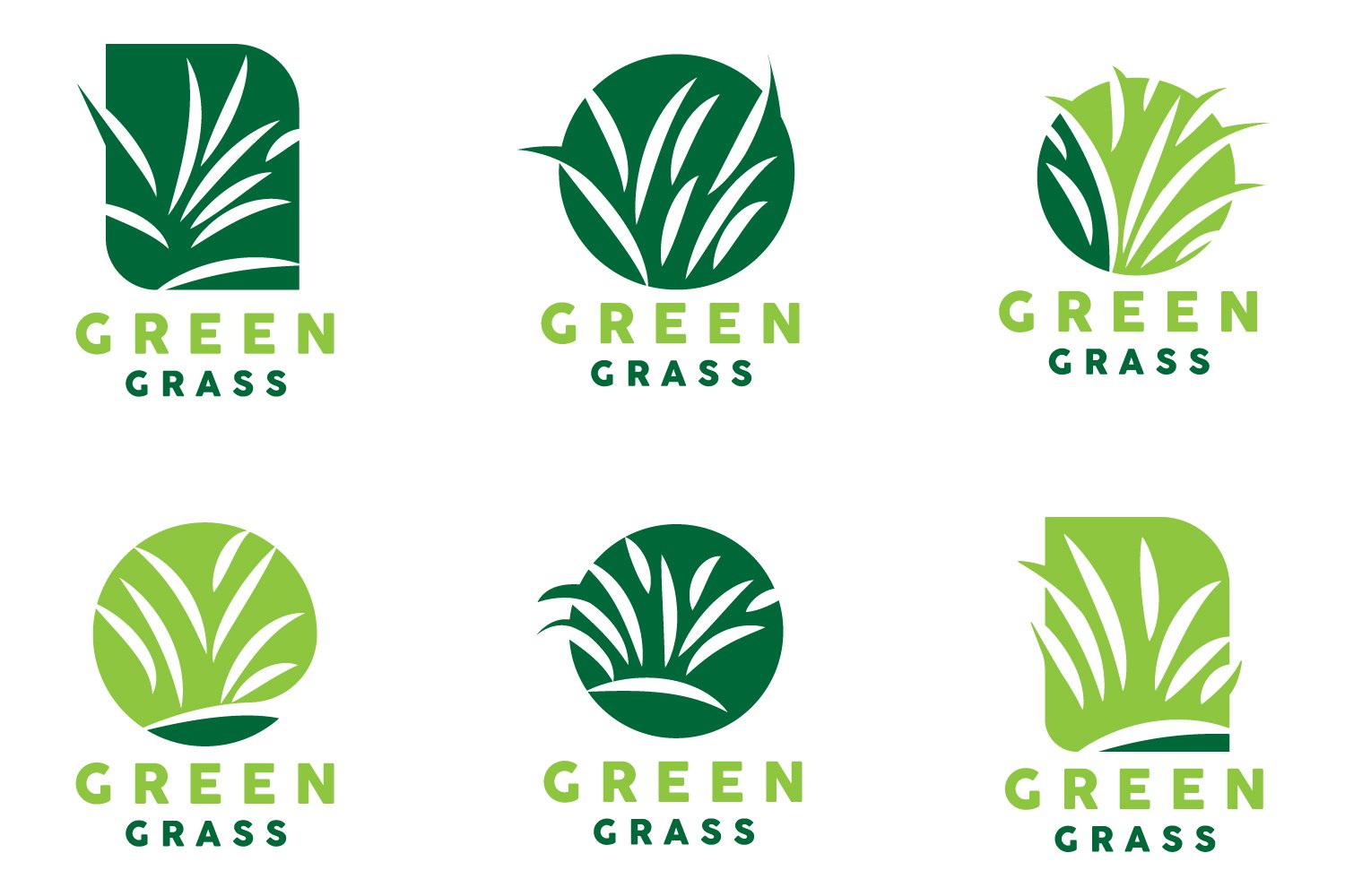 Template #414199 Grass Logo Webdesign Template - Logo template Preview
