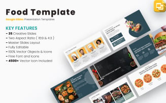 Food and Restaurants Google Slides Presentation Templates