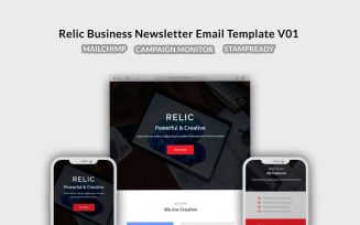 Relic Business Email Newsletter Template