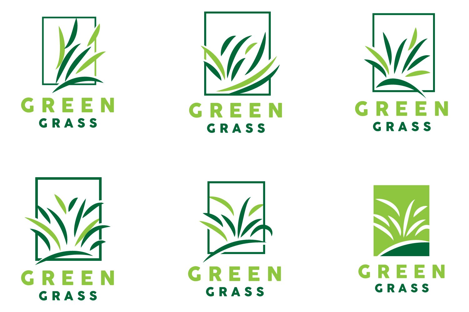 Template #414202 Grass Logo Webdesign Template - Logo template Preview