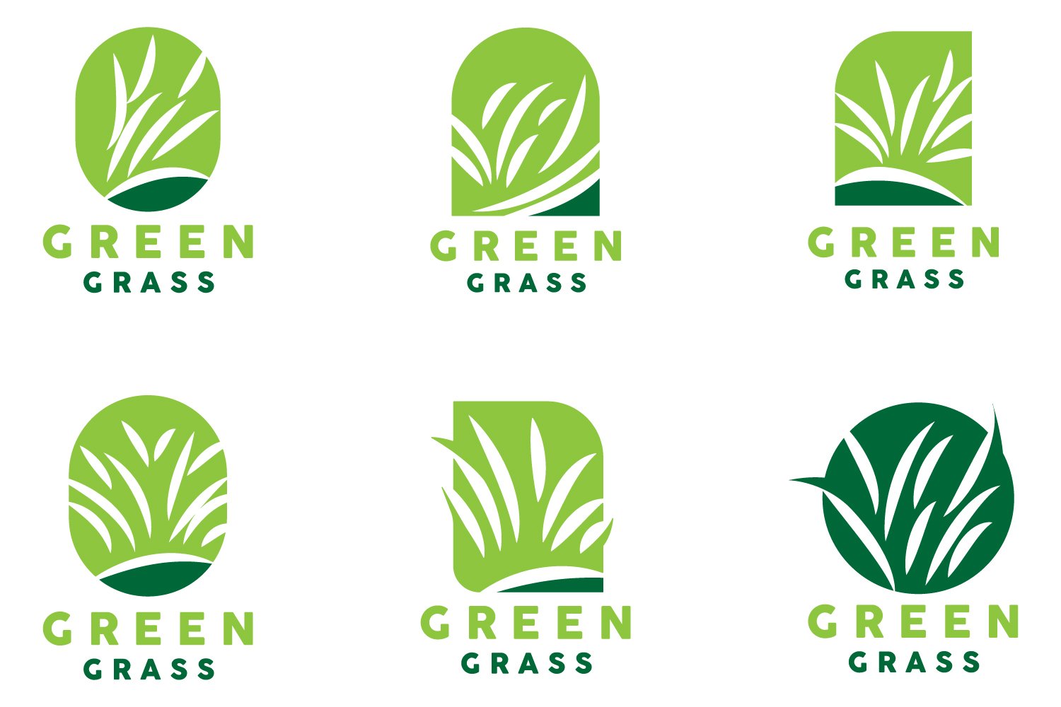 Template #414203 Grass Logo Webdesign Template - Logo template Preview