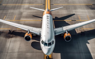 Airbus Top view stock photography 109