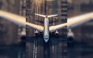Airbus Top view stock photography 117