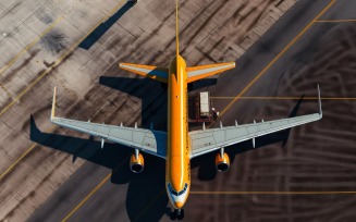 Airbus Top view stock photography 120