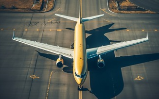 Airbus Top view stock photography 125