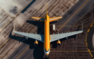 Airbus Top view stock photography 127