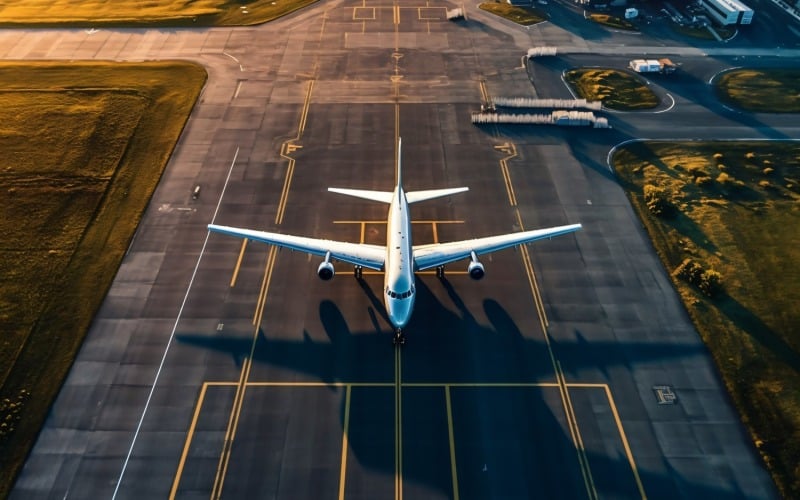 Airbus Top view stock photography 66 Illustration