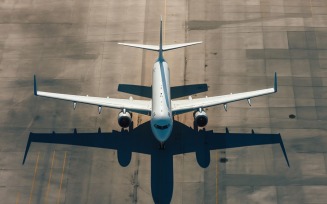Airline aerial stock photography 116