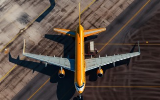 Airline aerial stock photography 119