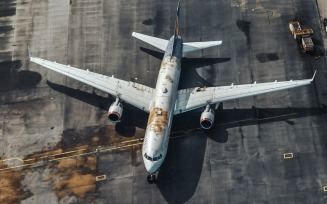 Airline aerial stock photography 121