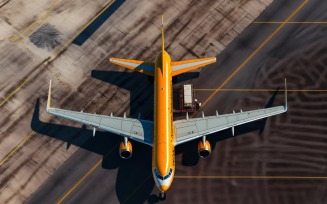 Airline aerial stock photography 124