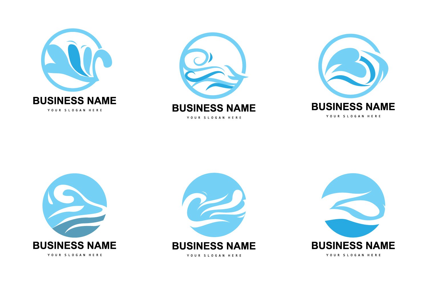 Kit Graphique #414476 Water Vecteur Divers Modles Web - Logo template Preview