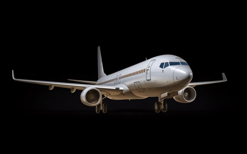 Commercial Airbus Charter Airline side view Photography 300 Illustration