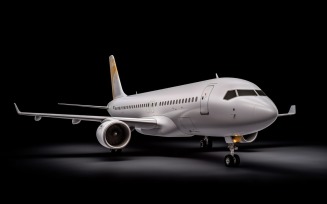 Commercial Airbus Charter Airline side view Photography 303