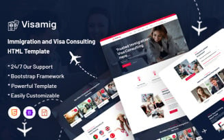 Visamig – Immigration and Visa Consulting Website Template