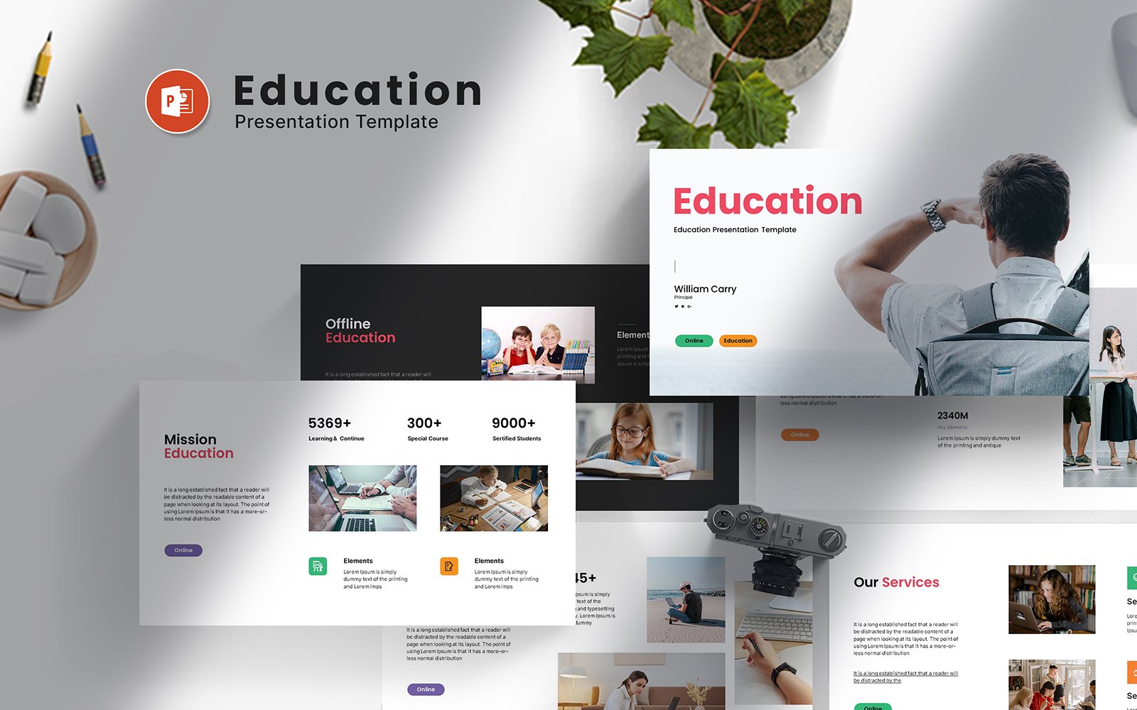 Kit Graphique #414699 Education Presentation Divers Modles Web - Logo template Preview