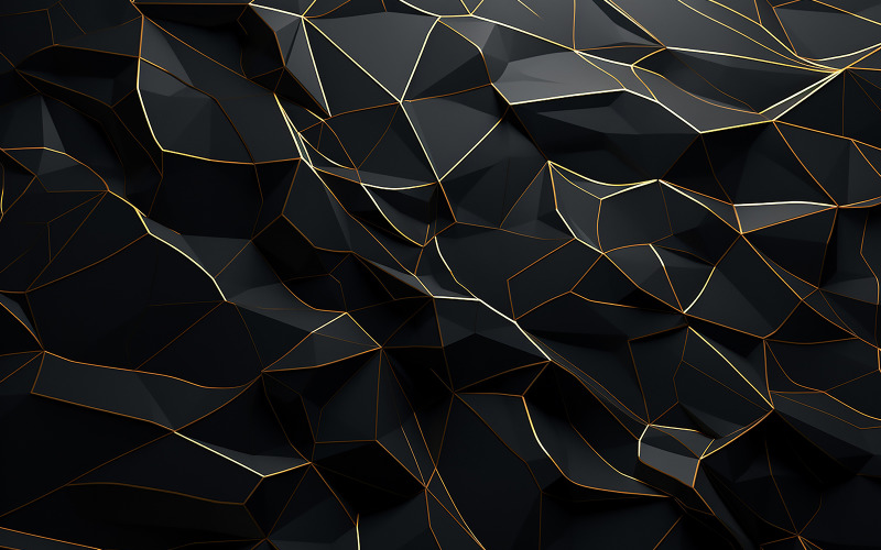 Abstract black and gold stone background Background